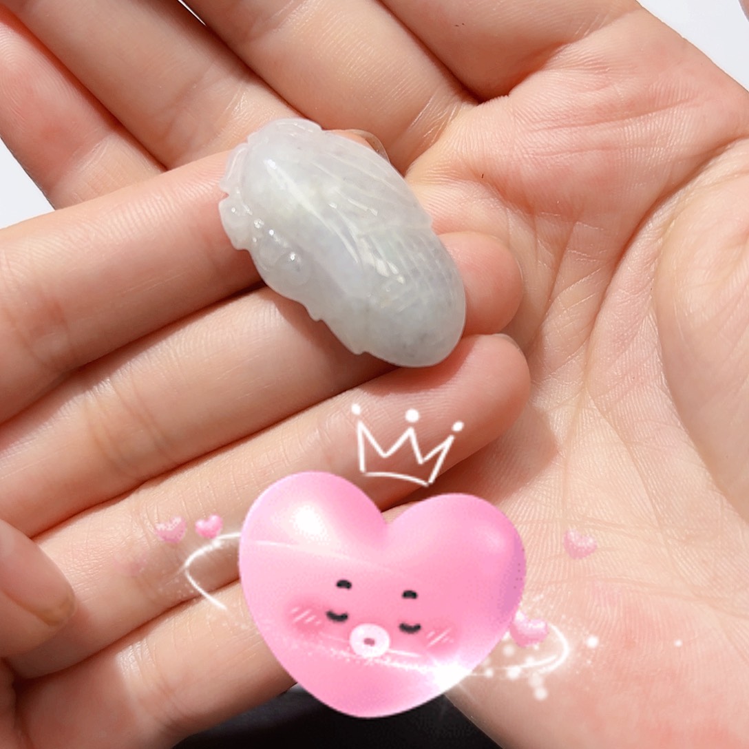 胖***鱼翡翠未镶嵌颈饰天然缅甸翡翠Ａ货