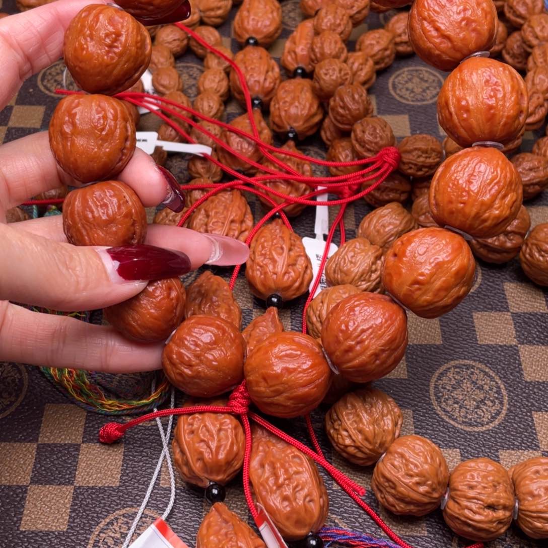 文玩核桃吊坠足球一根筋