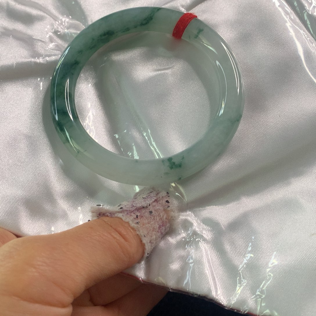 翡翠未镶嵌手镯翡翠手镯56