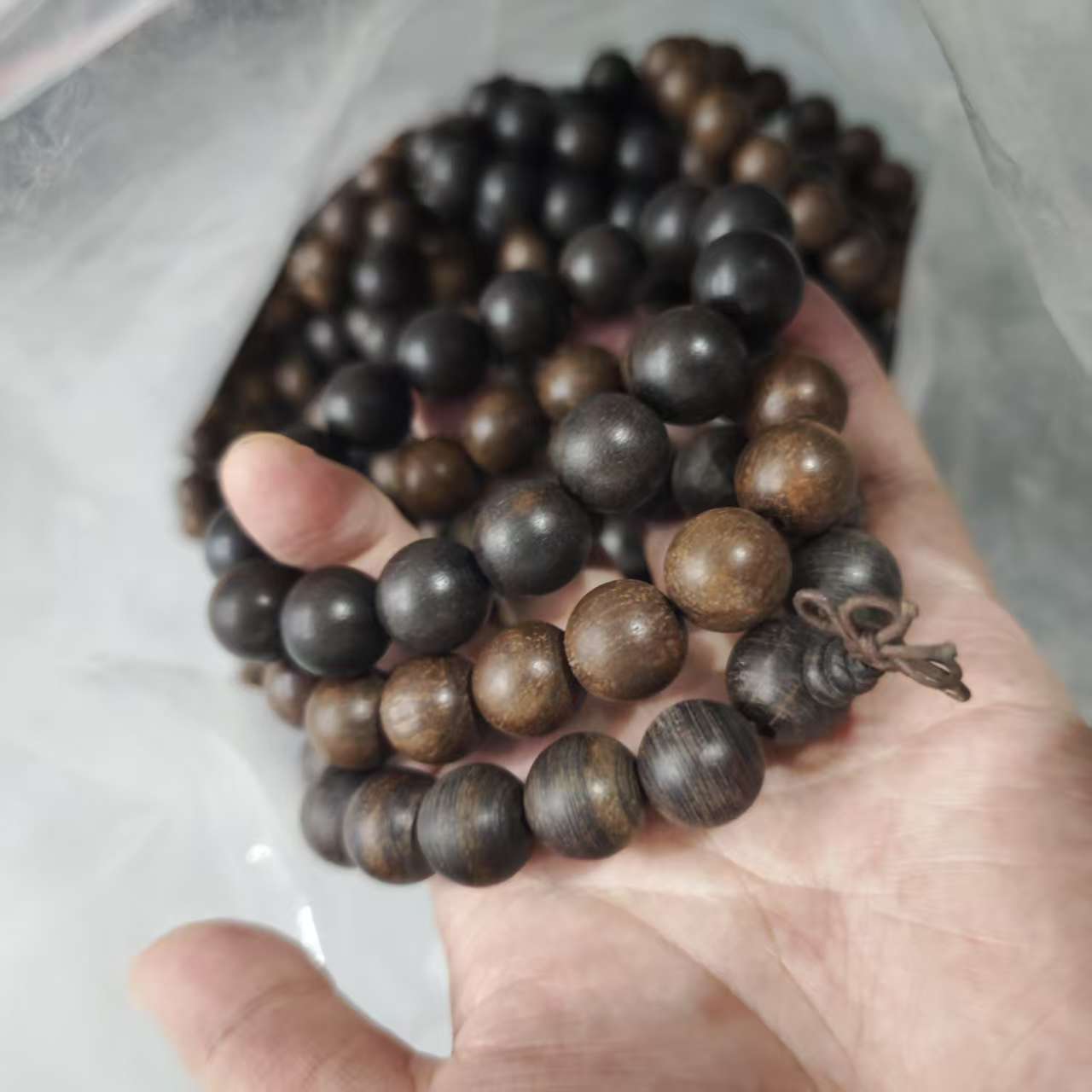L12 雷击木1.5cm圆珠手串（多样性发其一）