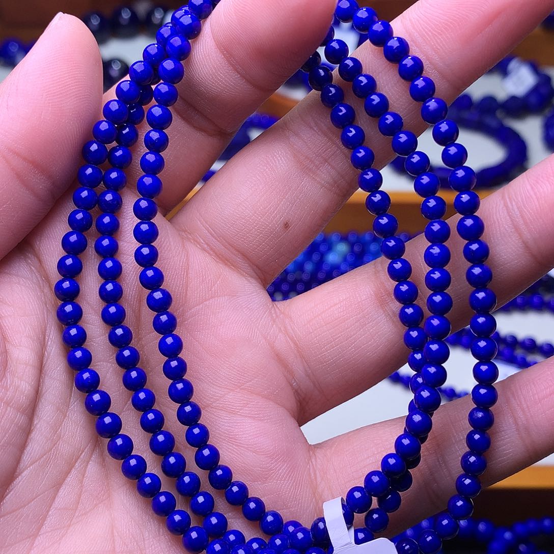 陆***崟青金石未镶嵌手链4mm