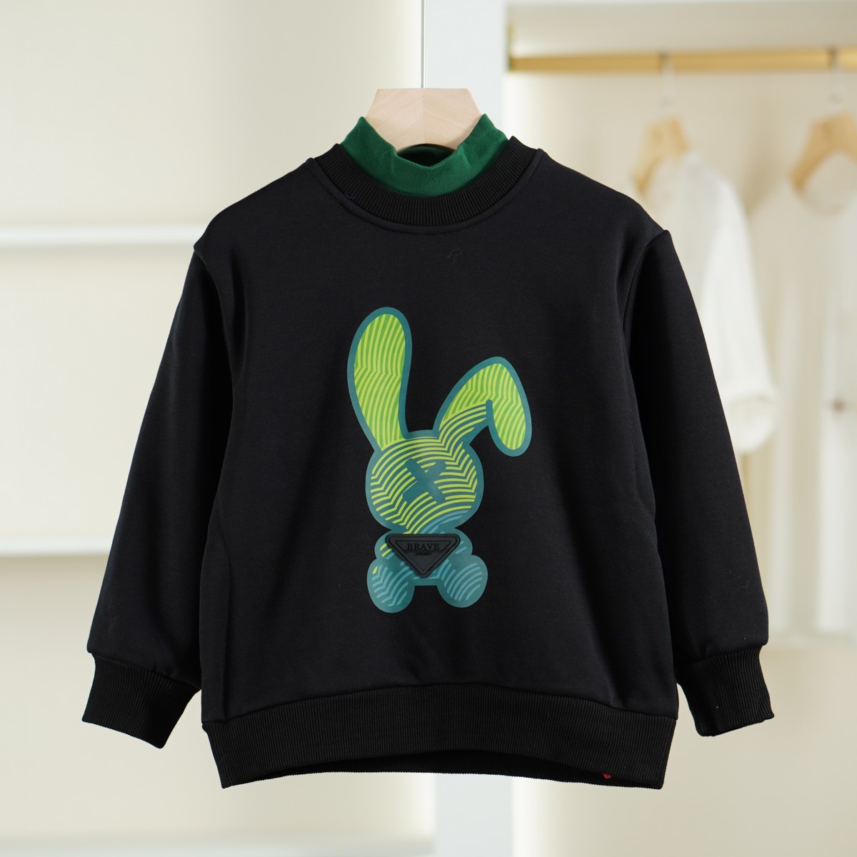 麦迪尚品 一路童行【植】31129258 半高领卫衣秋冬儿童专柜正品