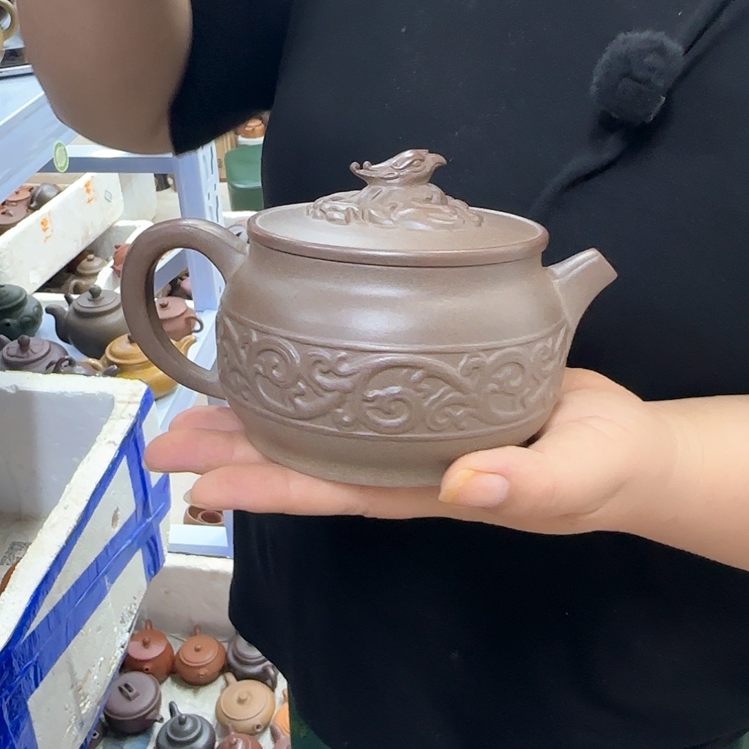 茶壶紫砂宜兴紫砂壶瑕疵处理