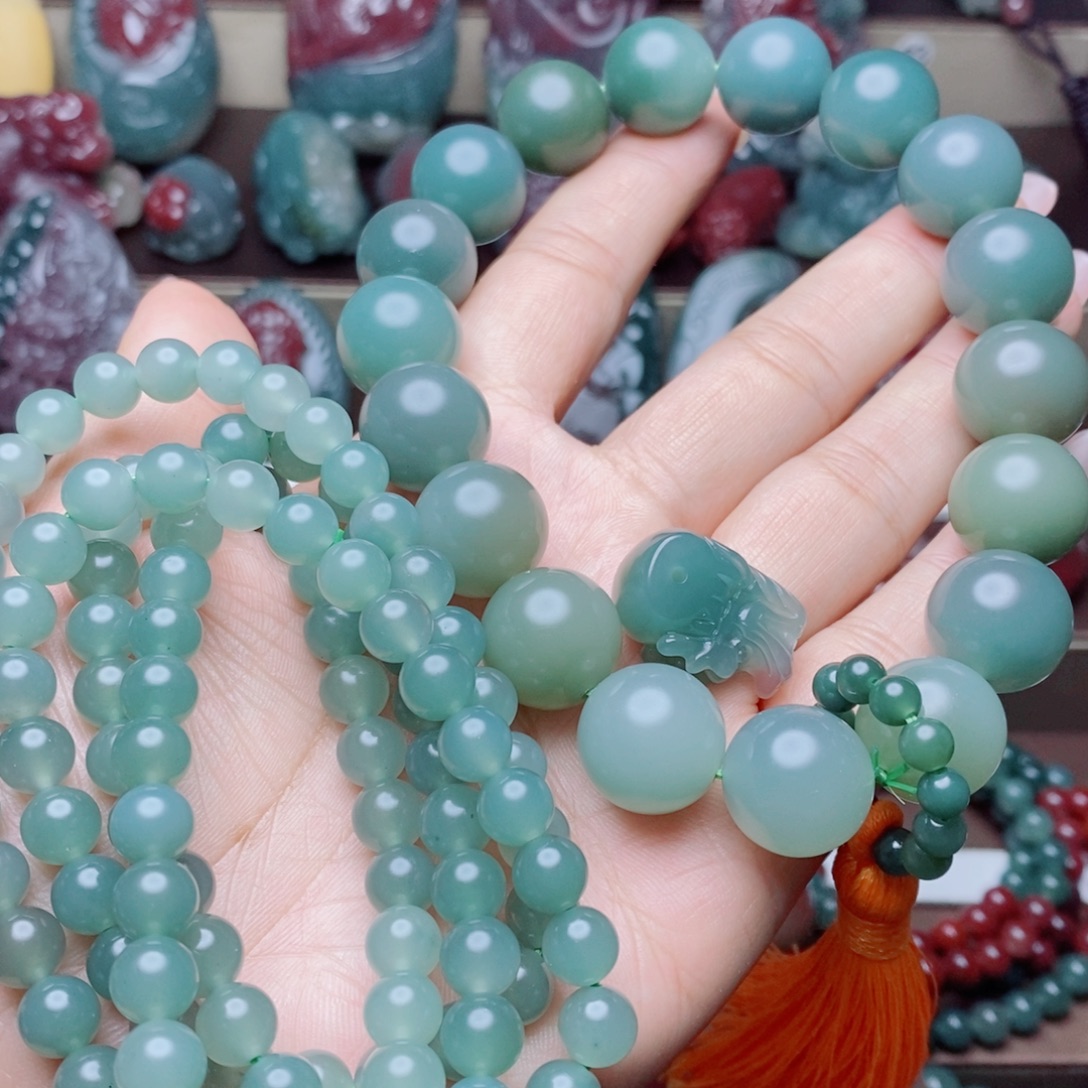 石****石英石纯铜秦紫玉手串手链