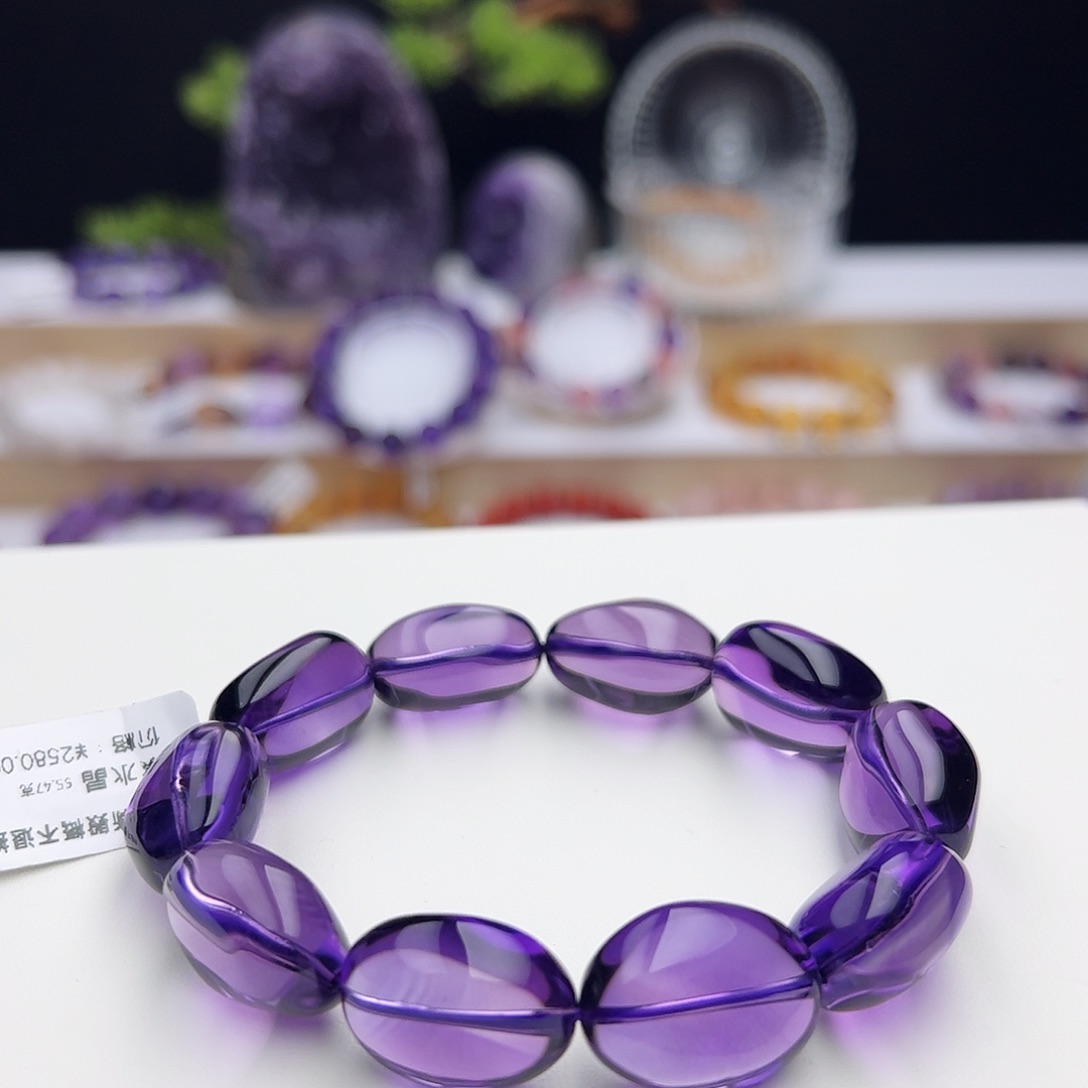 水晶手链未镶嵌紫水晶55.47