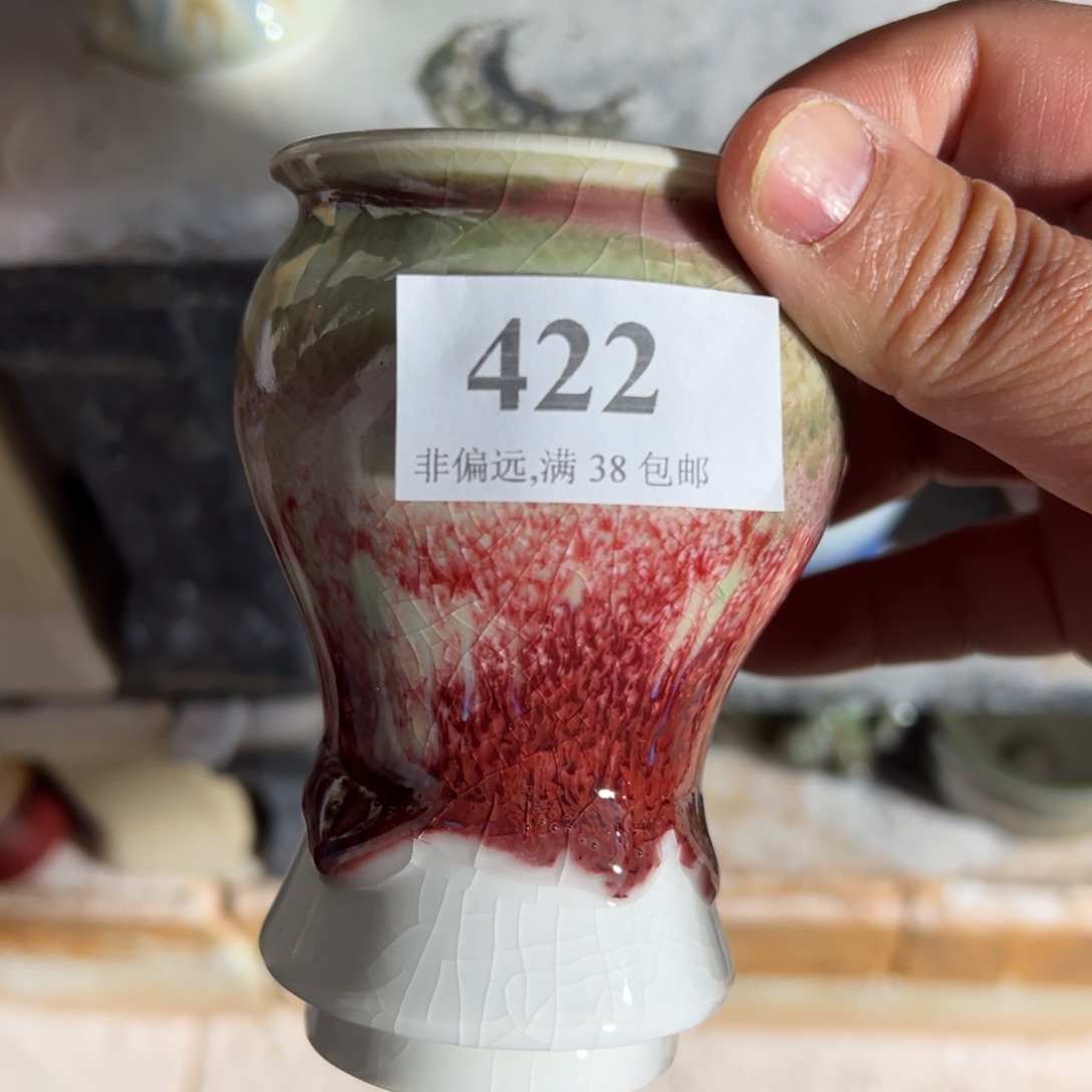 红陶景德镇手工花盆