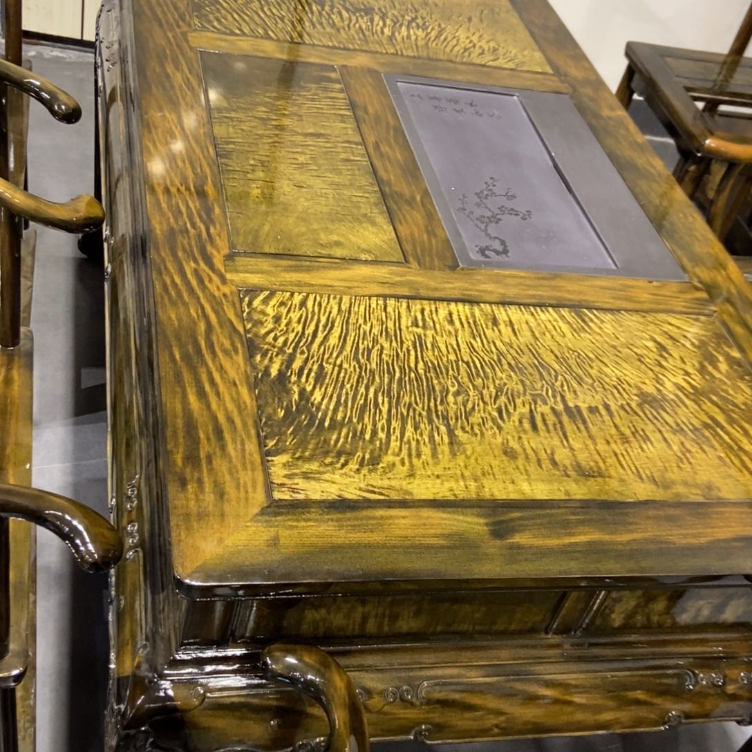 楠木小*茶桌七件套1.58米