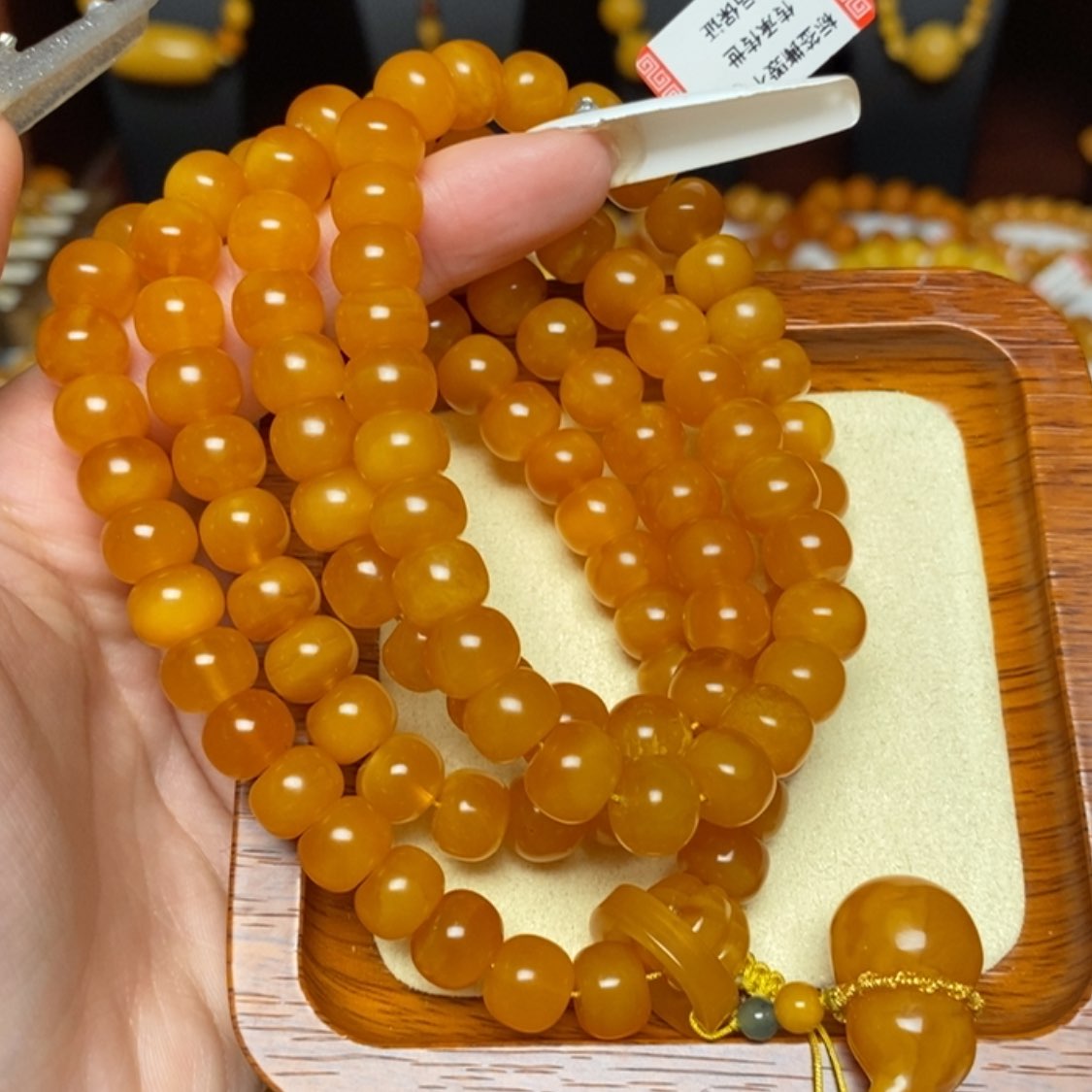 【闪购商品】蜜蜡手链未镶嵌手串