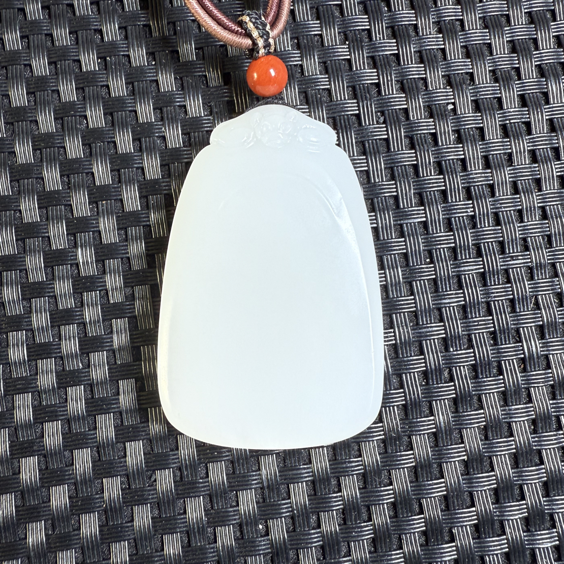 和田玉精品无事牌