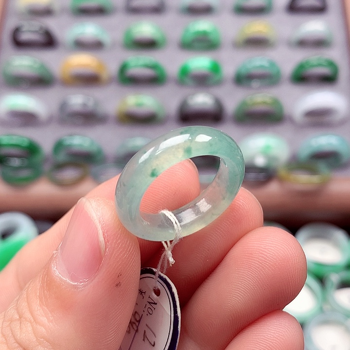 翡翠戒指未镶嵌12号