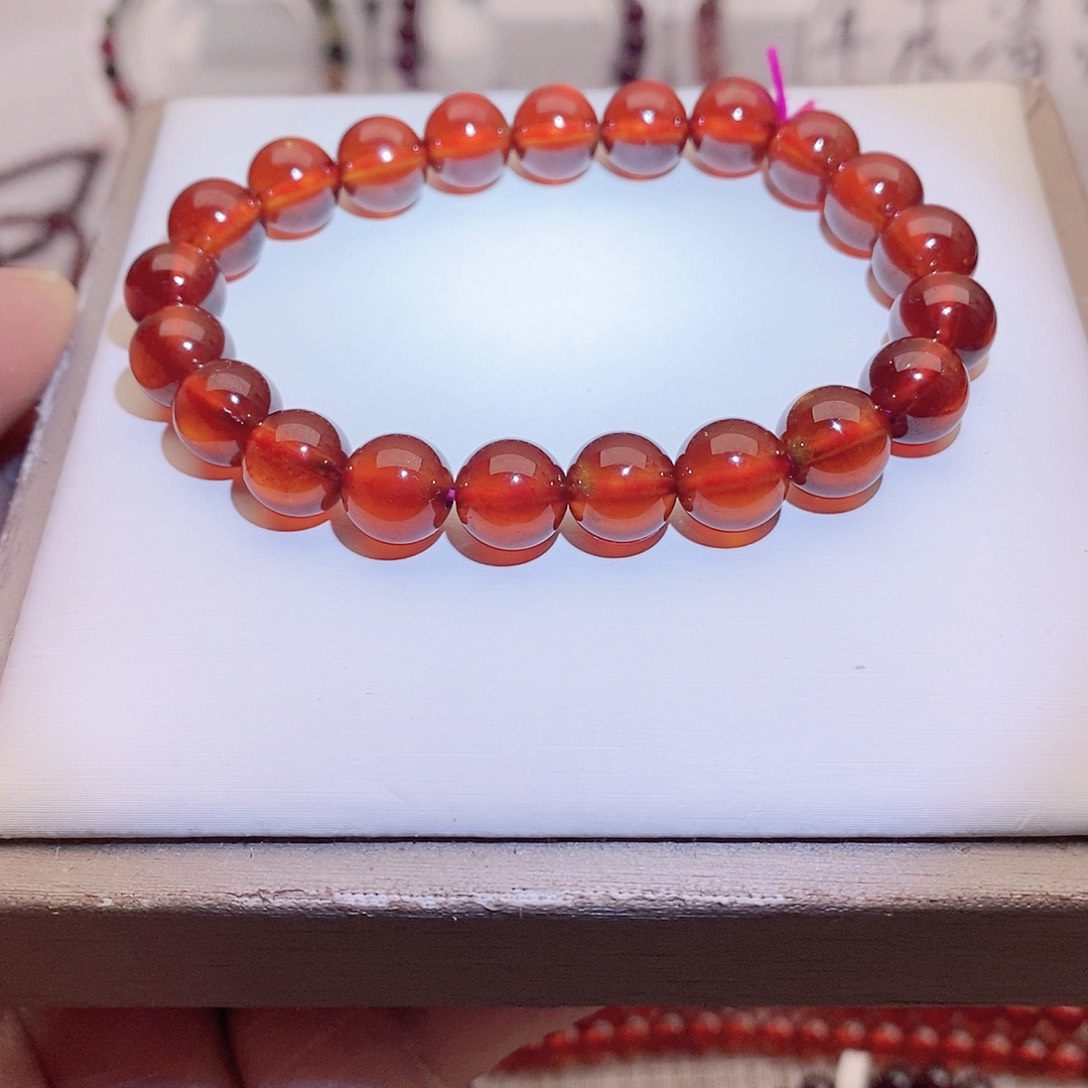 【闪购商品】石榴石手链未镶嵌8.5