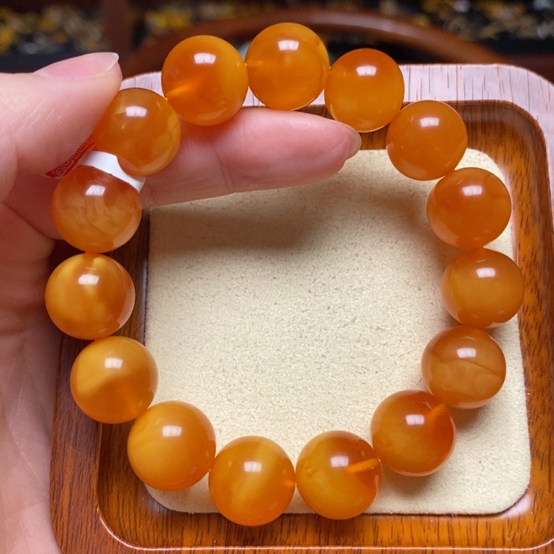 【闪购商品】蜜蜡手链未镶嵌手串