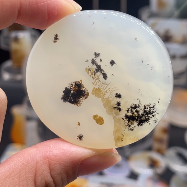 玛瑙/玉髓合金颈饰