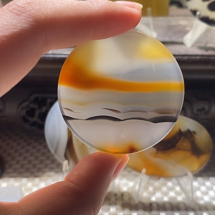 玛瑙/玉髓未镶嵌颈饰