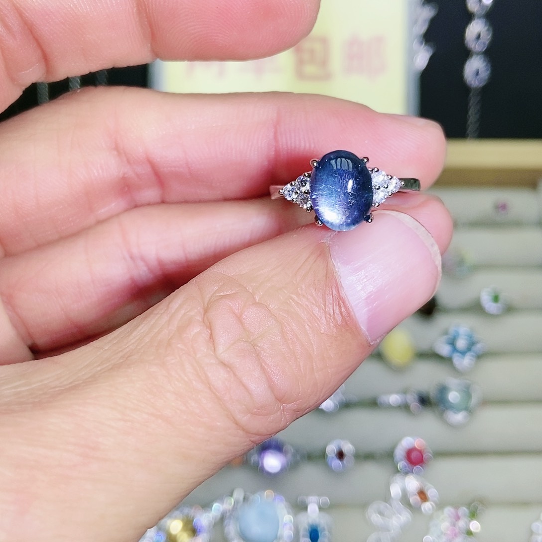 【闪购商品】未镶嵌戒圈海蓝宝石