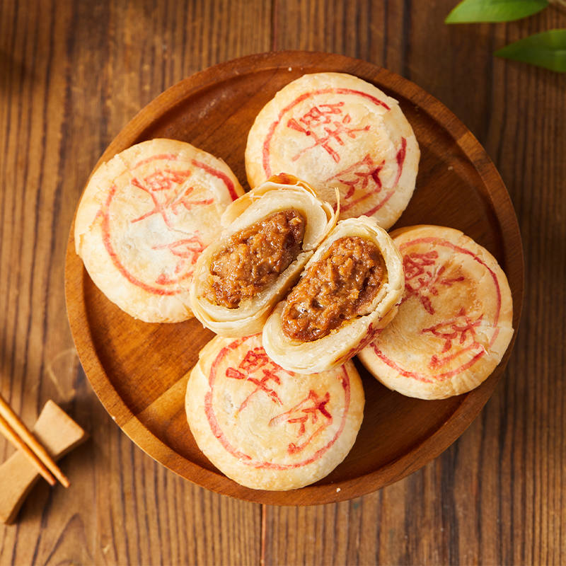 麦臻选现烤鲜肉月饼 9粒/盒