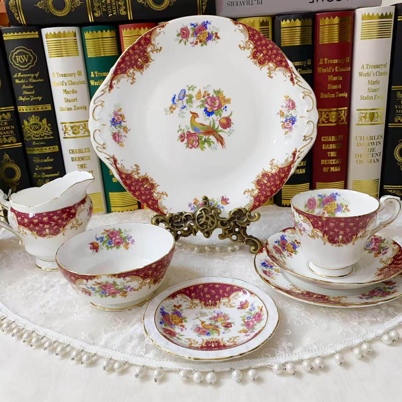 帕拉贡Paragon 复古开罗鸟餐具系列