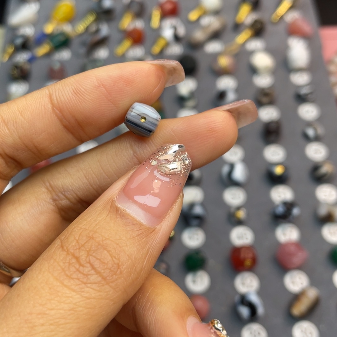 玛瑙/玉髓配饰合金