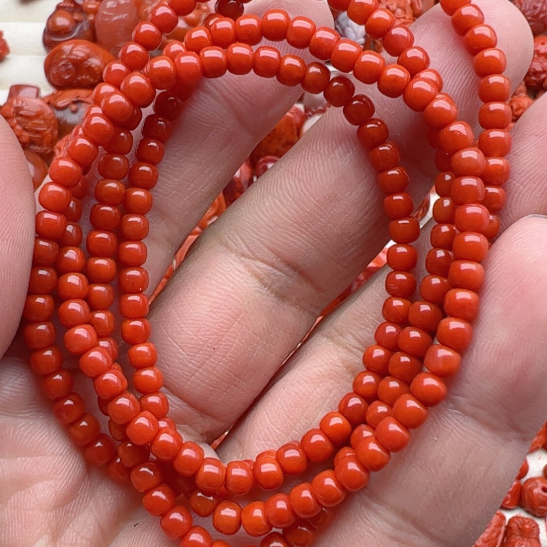 南红玛瑙配饰未镶嵌