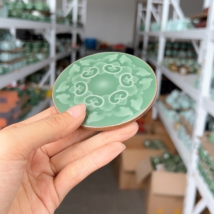 龙泉云间青瓷小米茶器