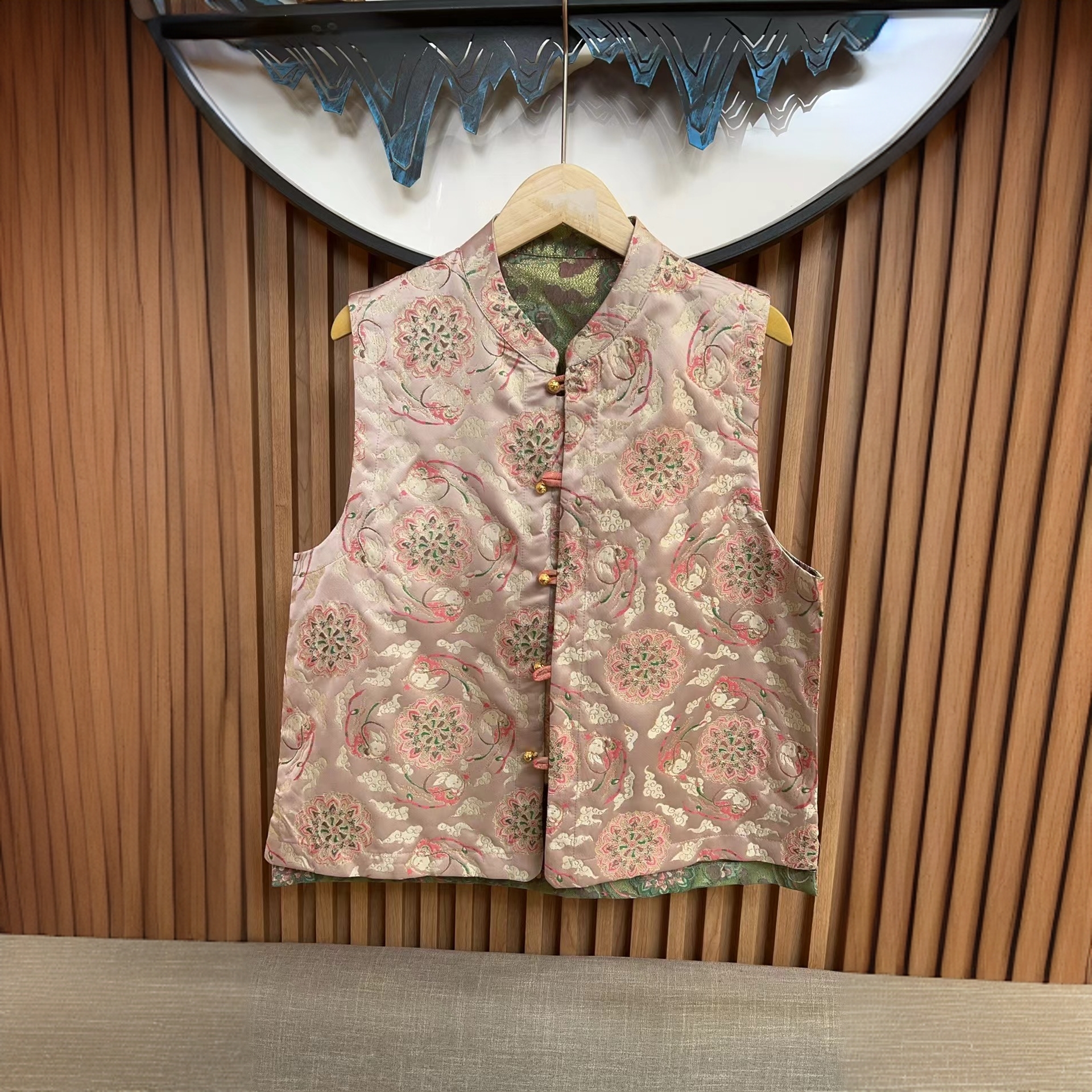 时尚新中式国风气质高定马甲2850