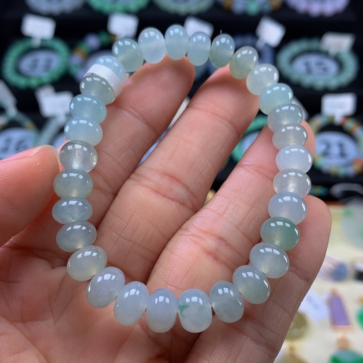 翡翠手链未镶嵌翡翠 8.5 