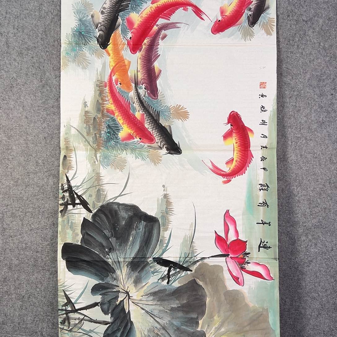 国画771 花鸟在此鸣叫时的鸣叫和