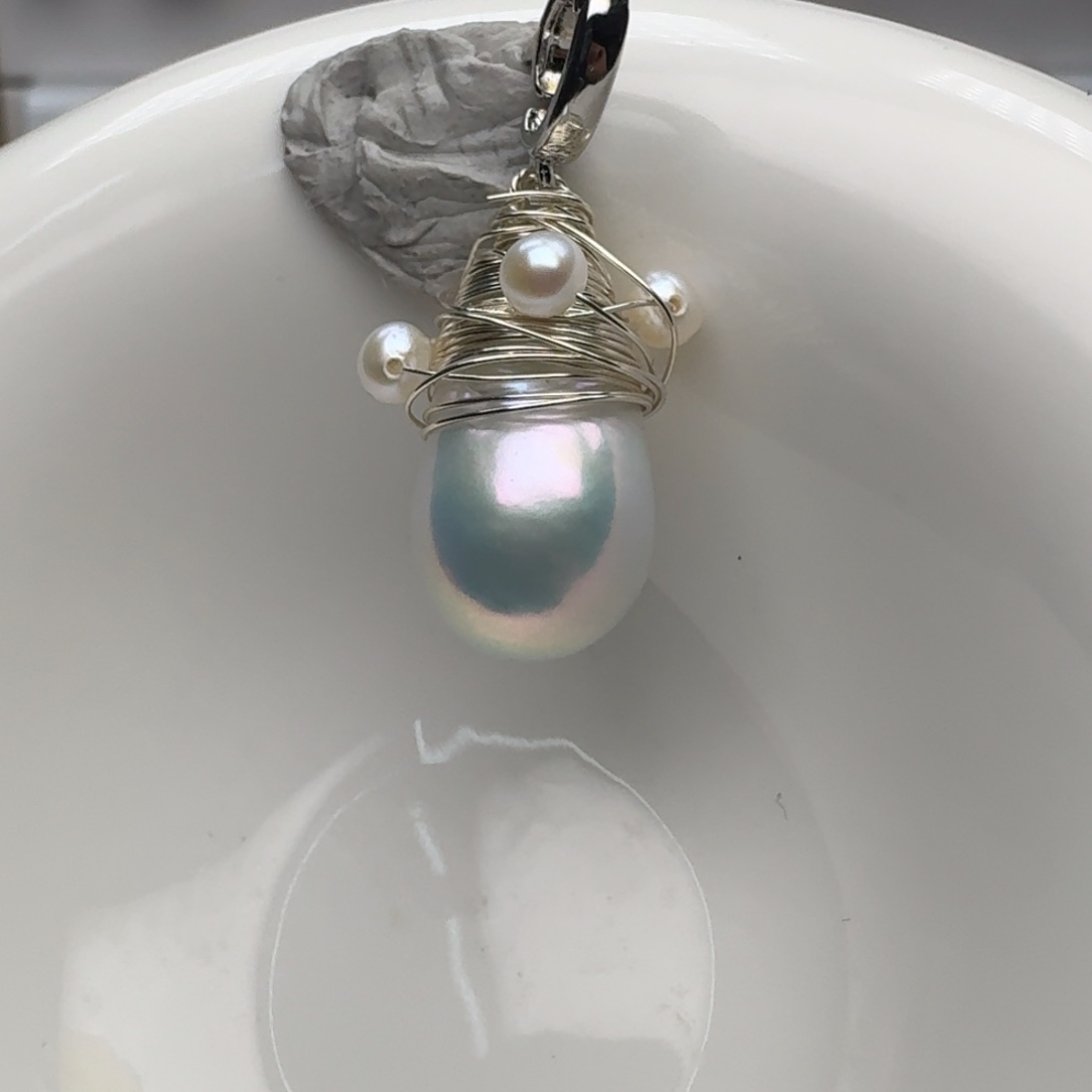 未镶嵌淡水珍珠耳饰