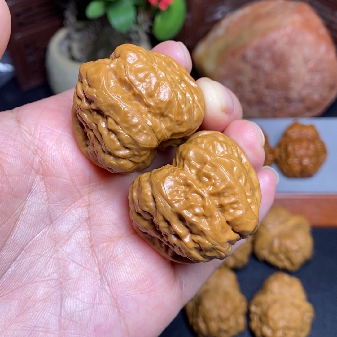 大***强文玩核桃把件38蛙