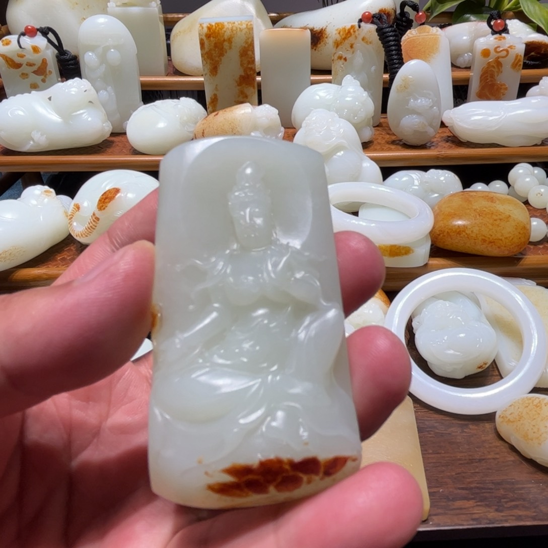 和田玉挂件未镶嵌