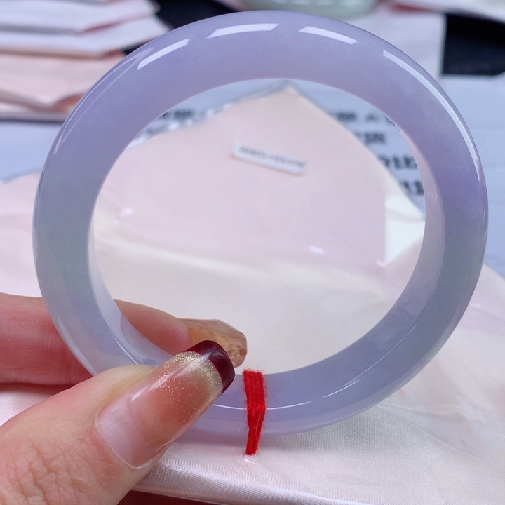 翡翠手镯未镶嵌天然翡翠55圈口