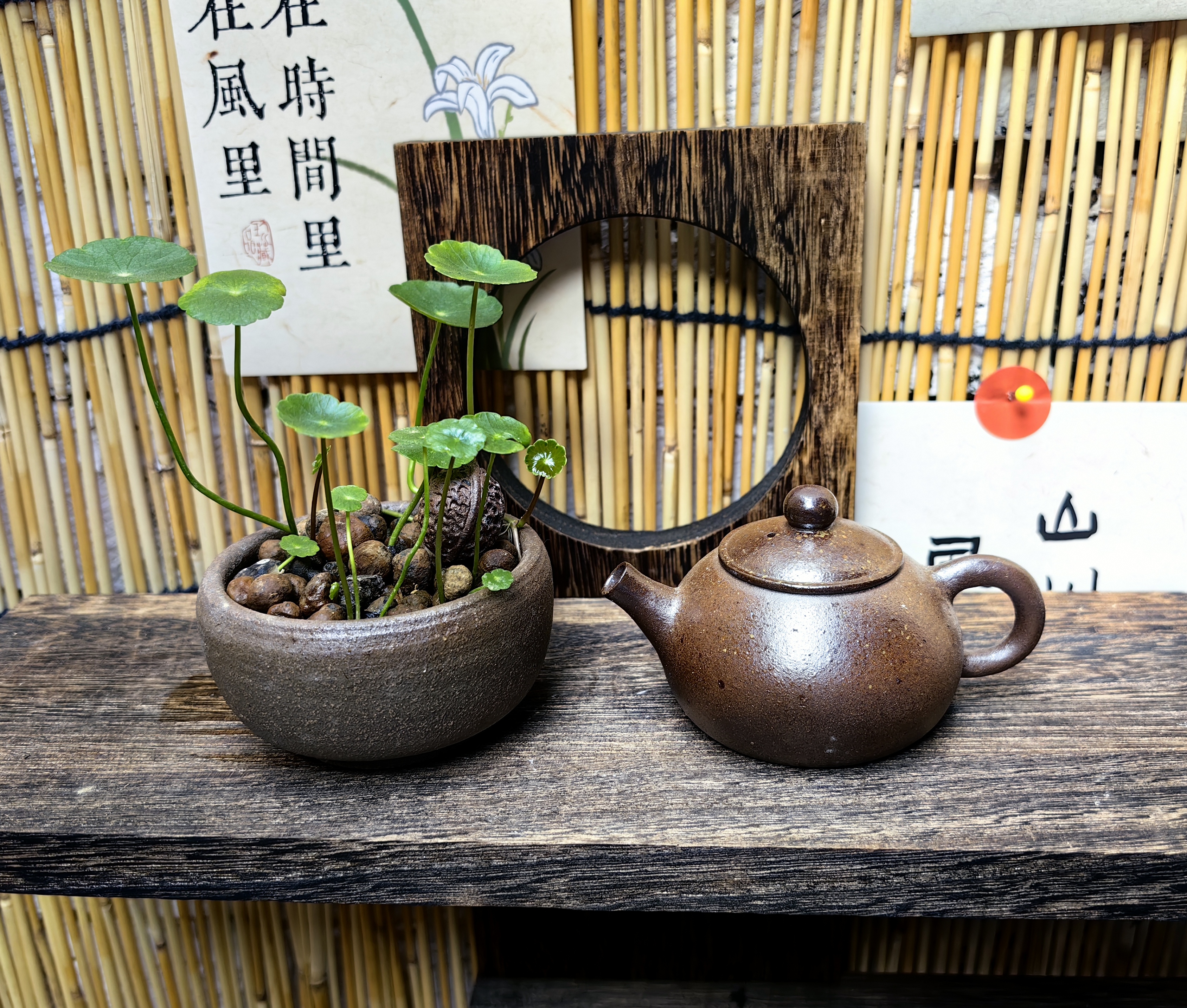 40毫升左右龙窑柴烧原矿泥料迷你小西施壶