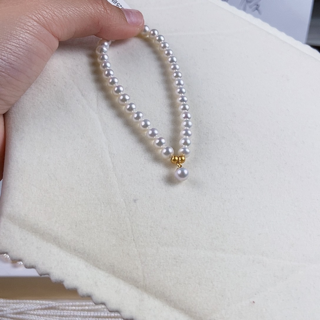 淡水珍珠手绳银S925镶嵌