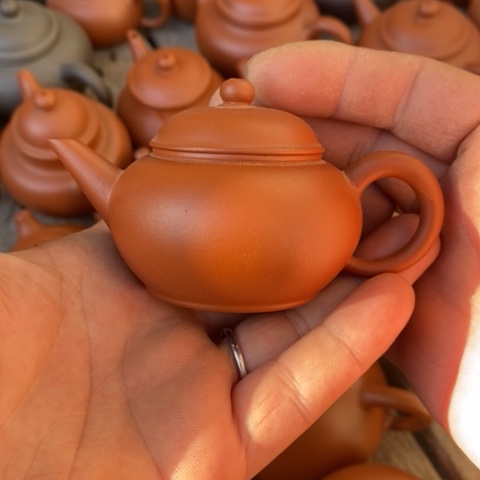 紫砂茶壶老朱泥水平70/80cc