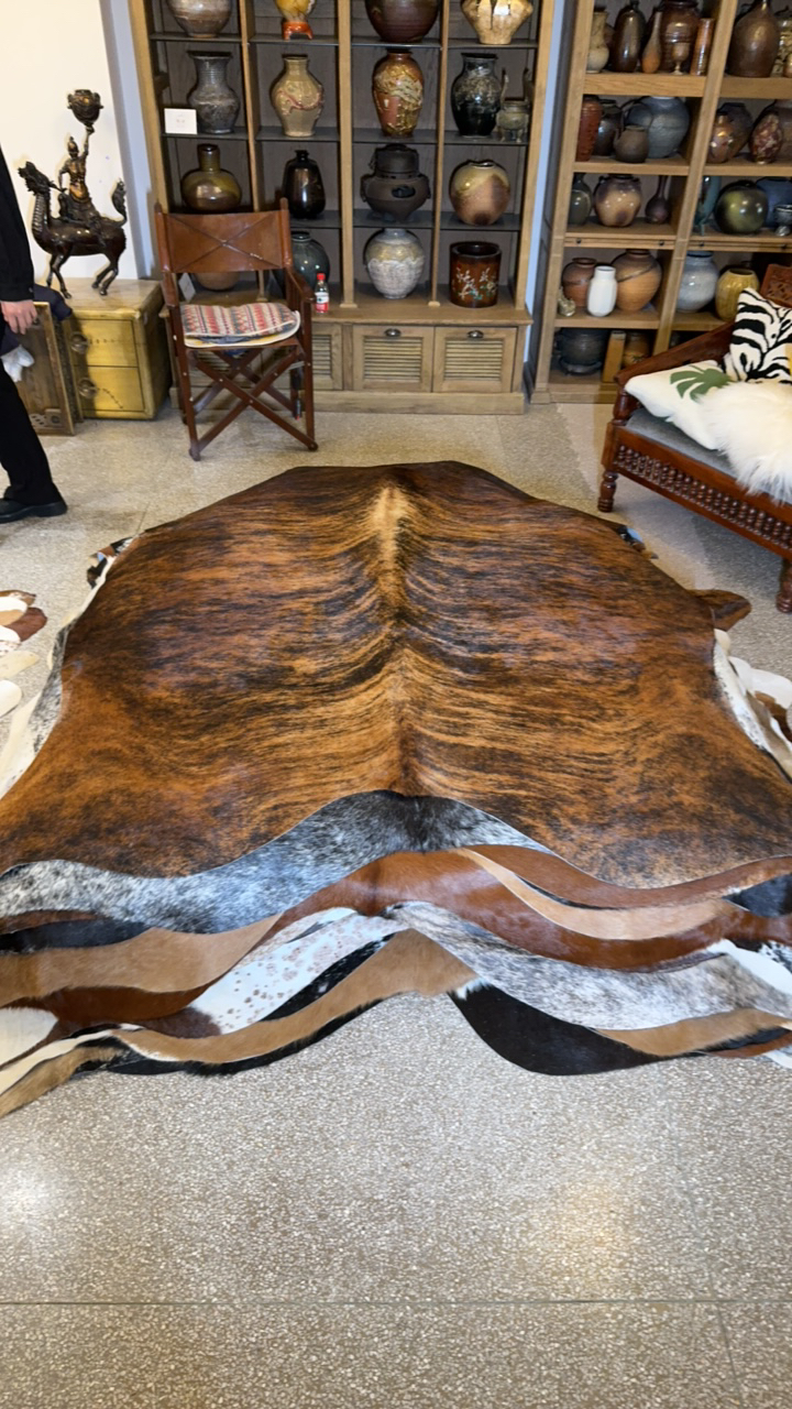 【本尼家】557 240*200cm专拍牛皮地毯