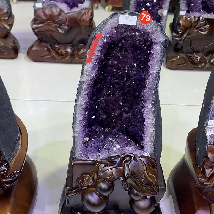 大型摆件（非配饰）未镶嵌水晶18洞窝深度