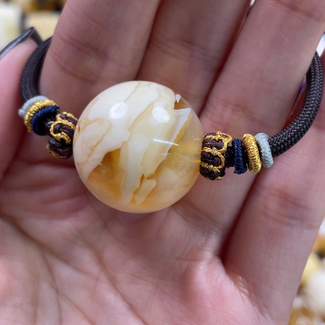 蜜蜡裸石未镶嵌琥珀蜜蜡