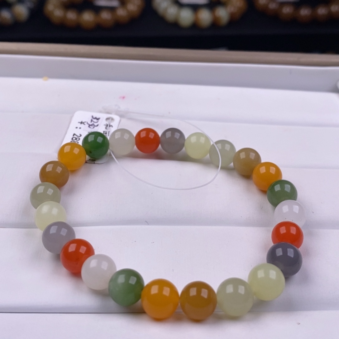 和田玉手串未镶嵌