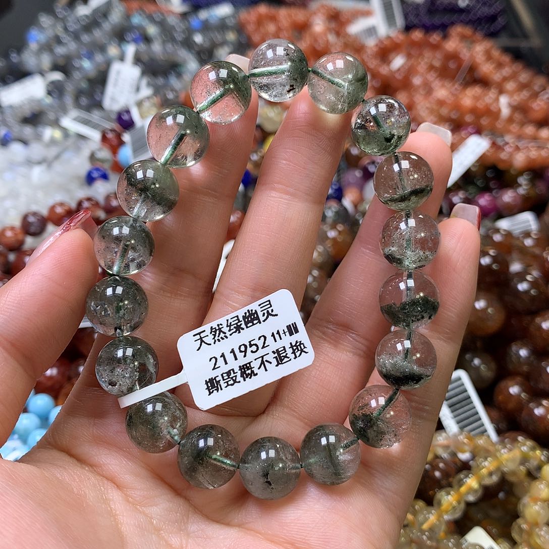 水晶手链未镶嵌，