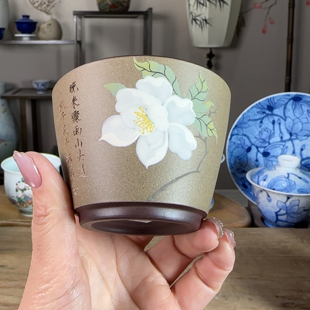 杯景德镇陶瓷柴烧多人