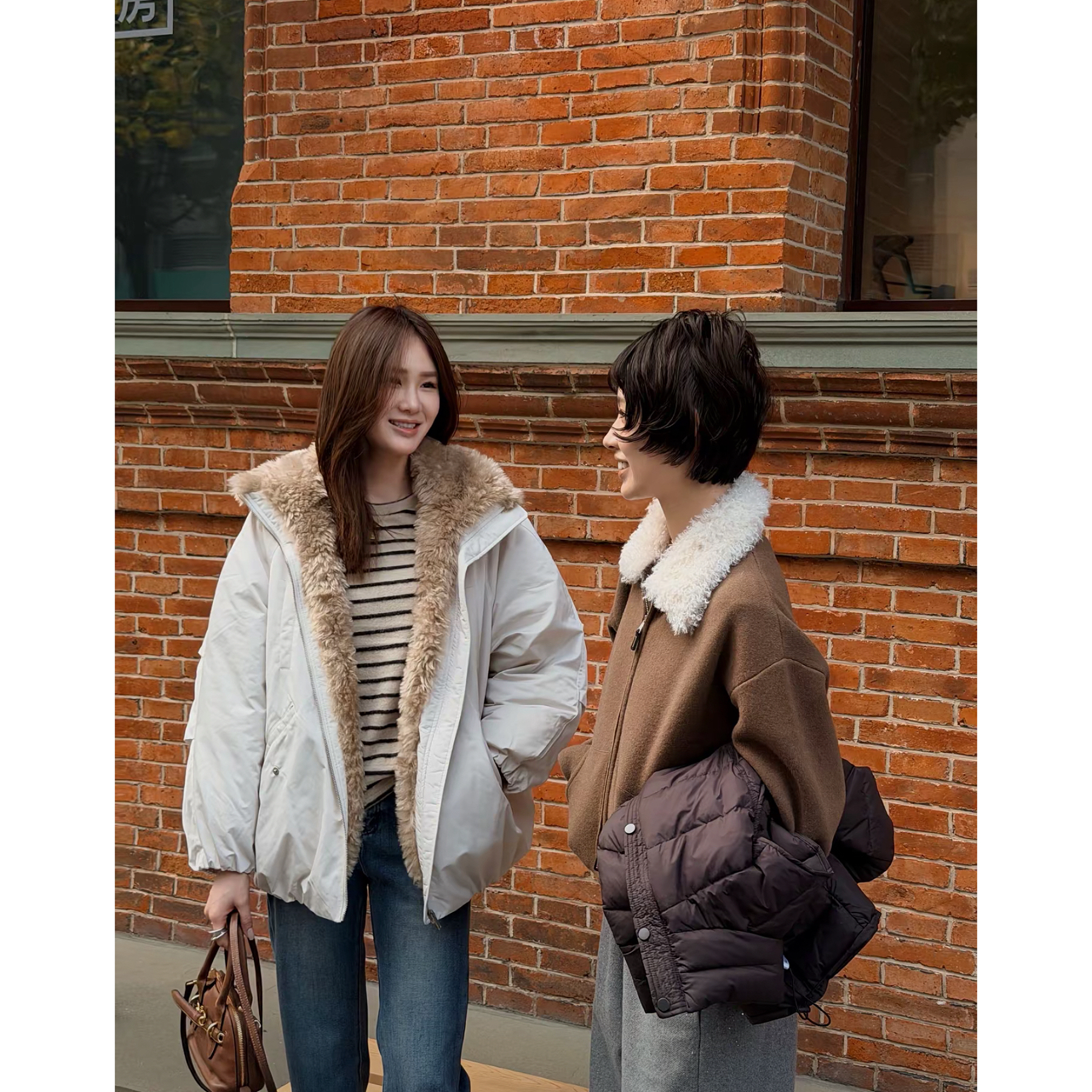 LIS&AZ-毛毛鸭绒外套hp102802