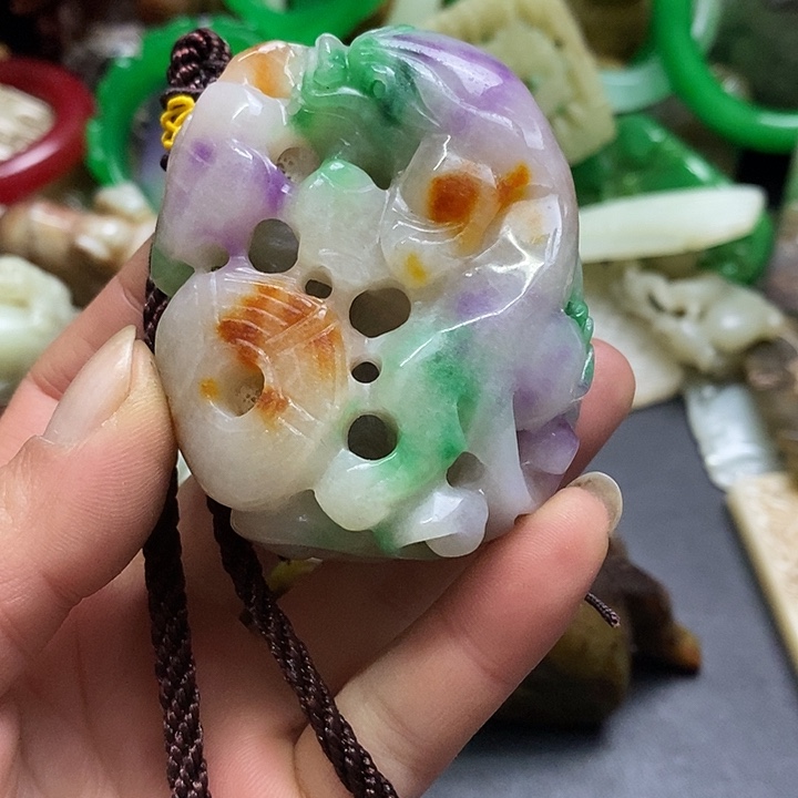 高***4和田玉（糖玉）未镶嵌挂件