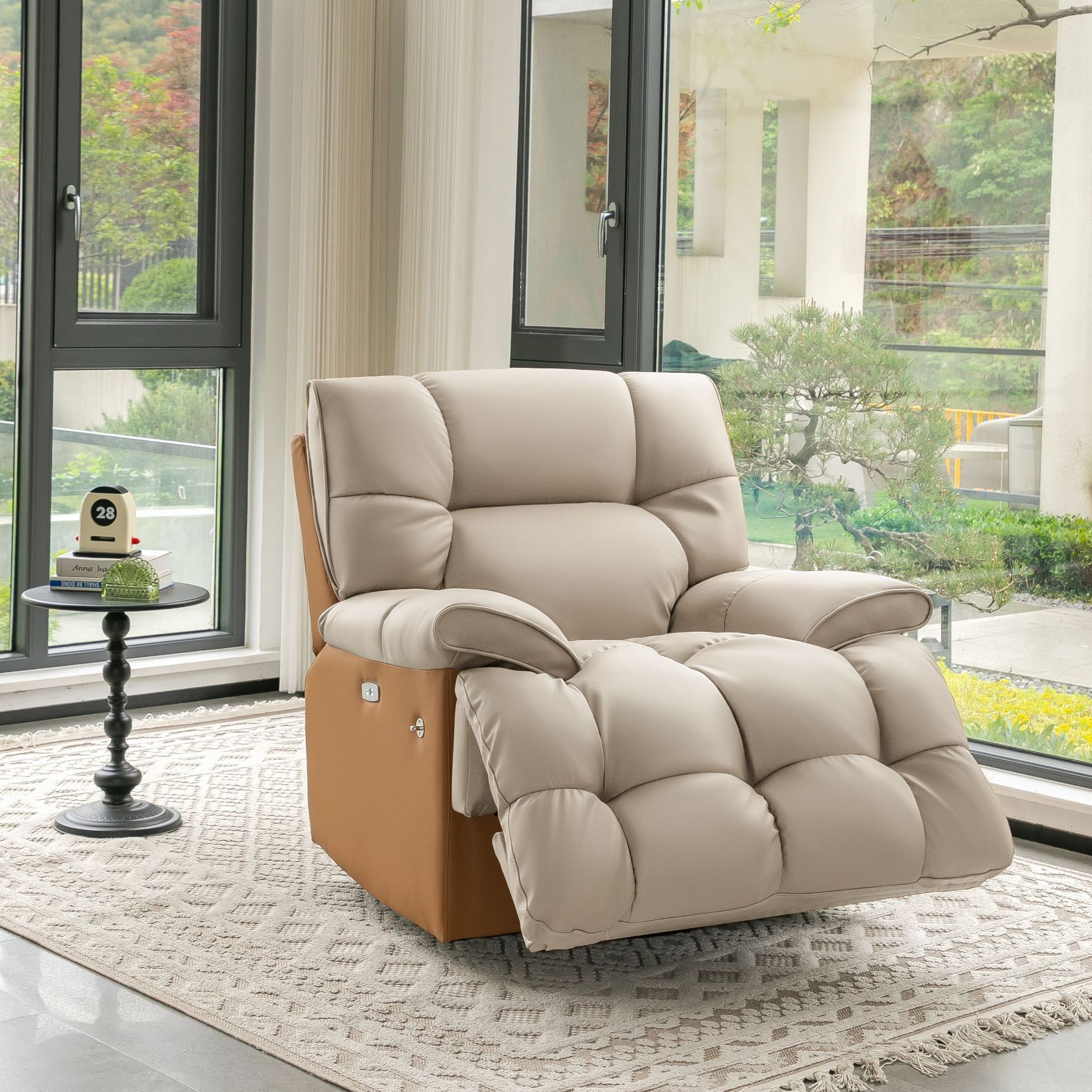 太空头等多功能沙发舱云朵单人沙发客厅休闲设计师懒人电动摇摇椅