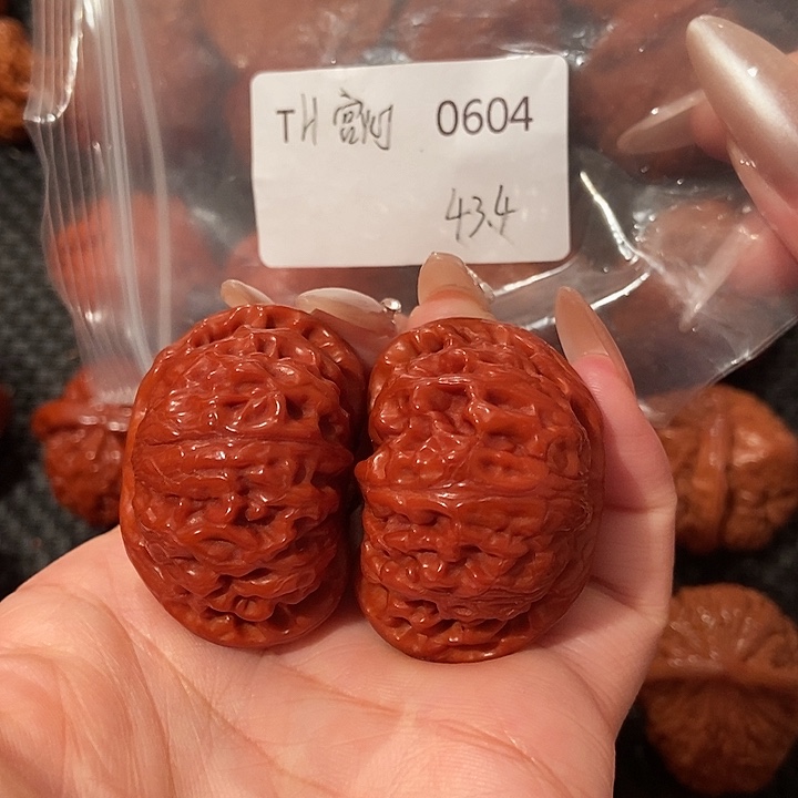 文玩核桃吊坠宫灯43