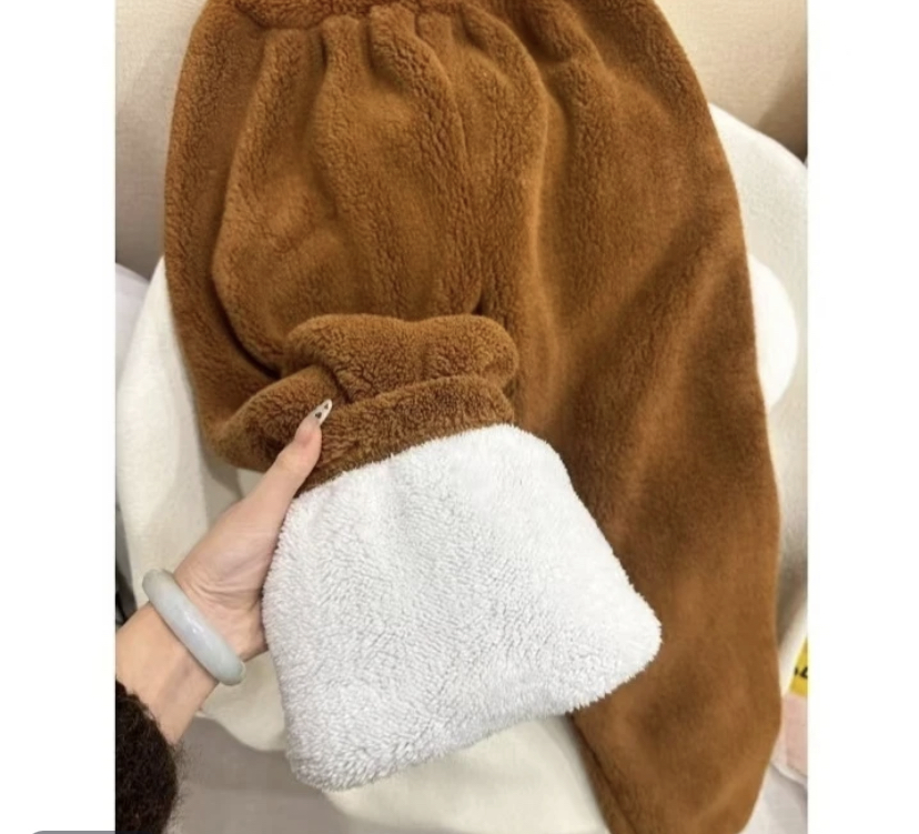 美拉德双层加厚睡裤