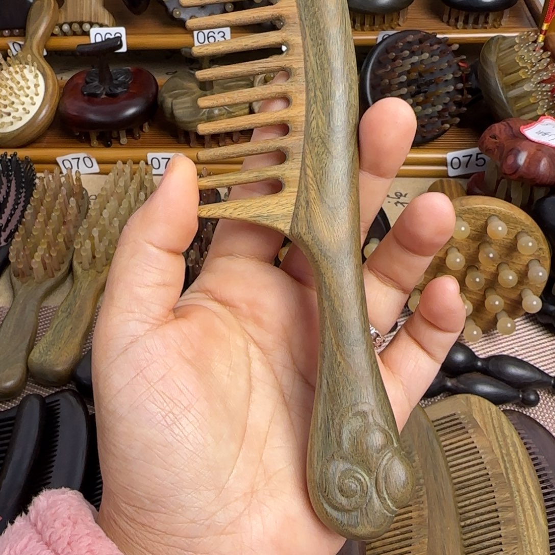 绿檀，世事如意顺发梳