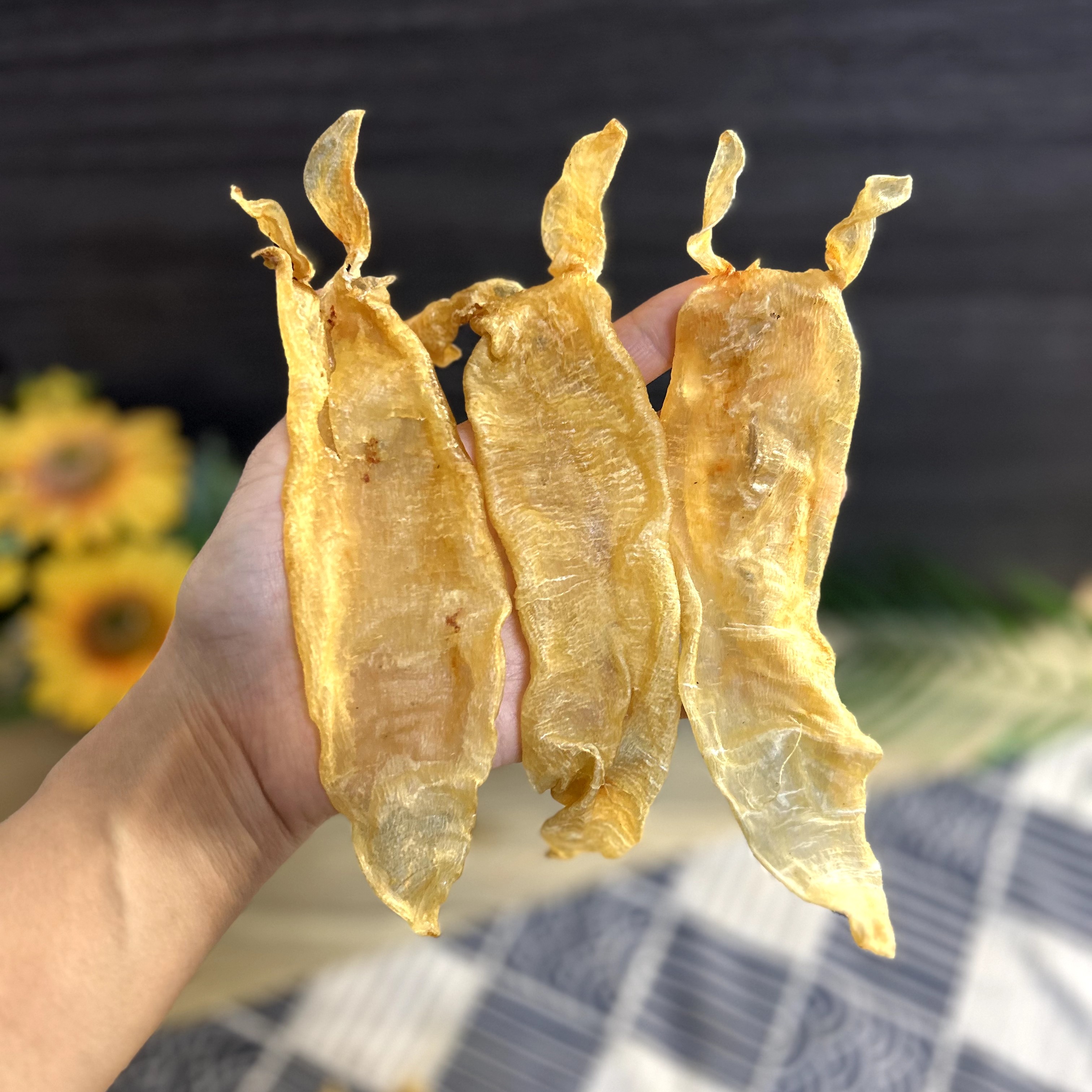 北海大耳金钱胶野生深海天然花胶鱼胶鱼鳔干货原色不漂白日常滋补