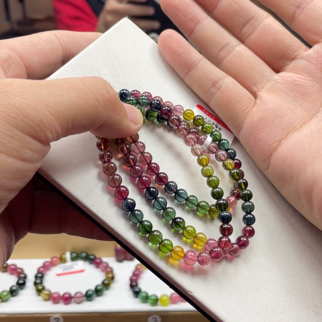 碧玺手串未镶嵌5.8mm.mmmmmmmmm