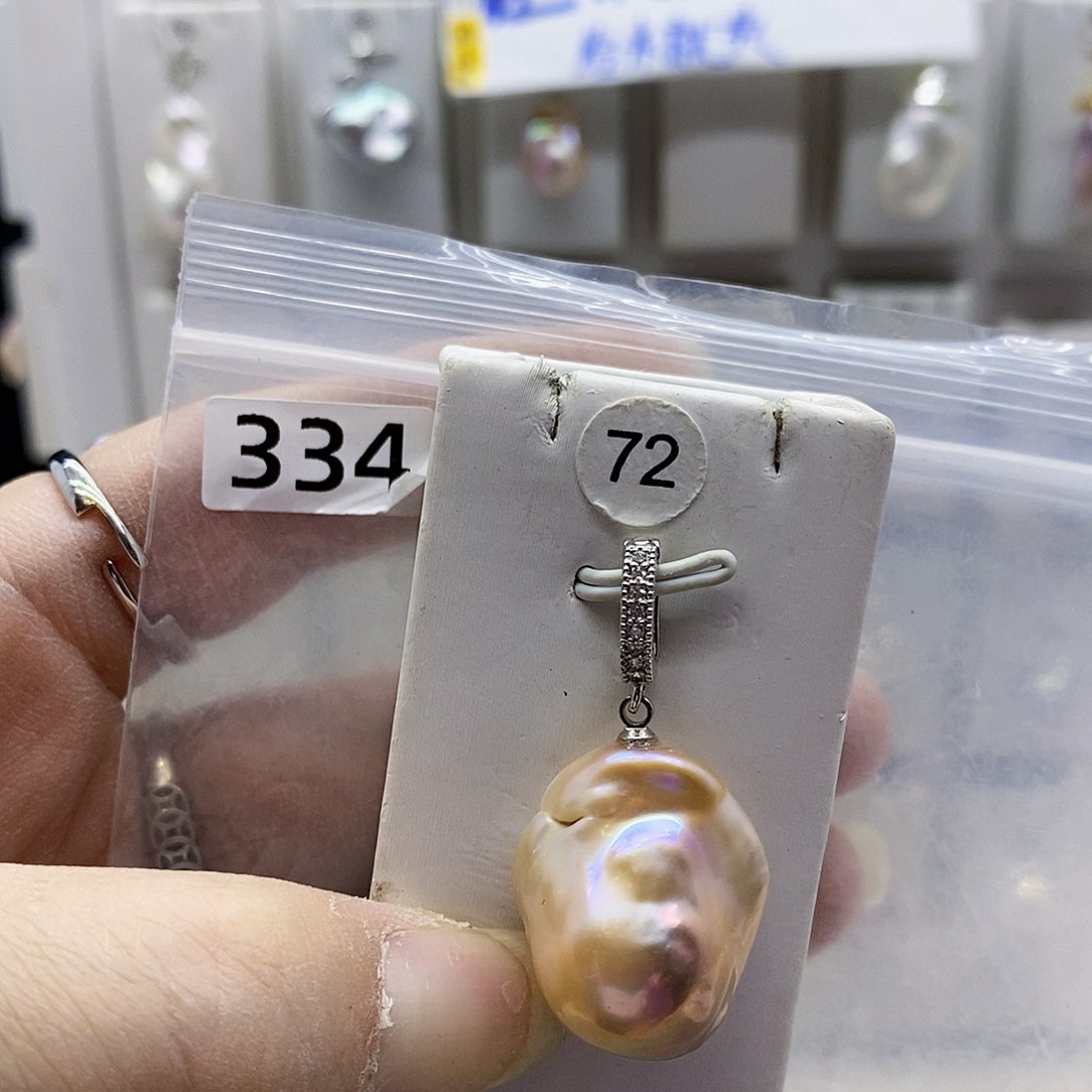颈饰合金淡水珍珠