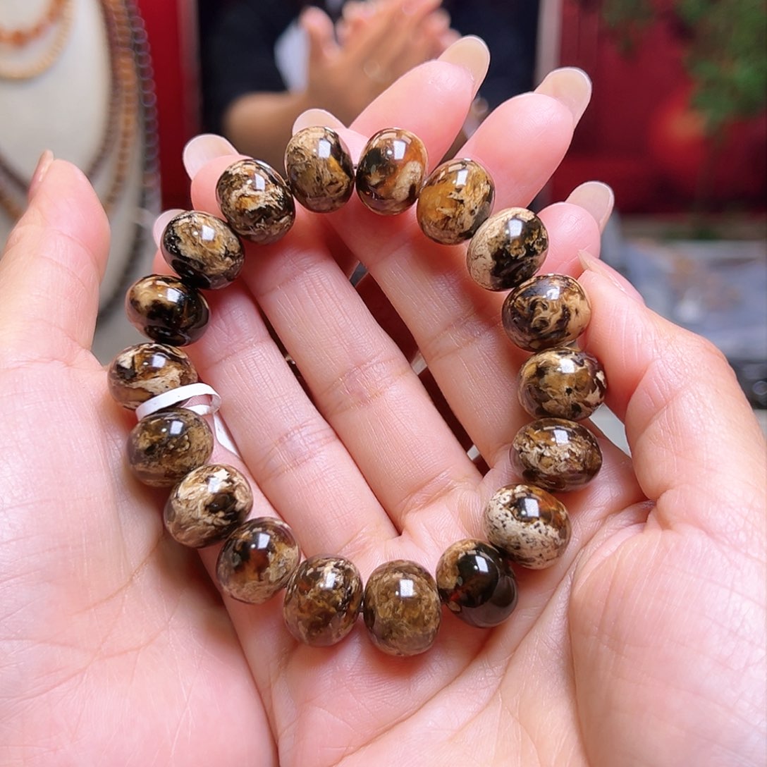 琥珀裸石未镶嵌用****9抚顺琥珀14黑白花